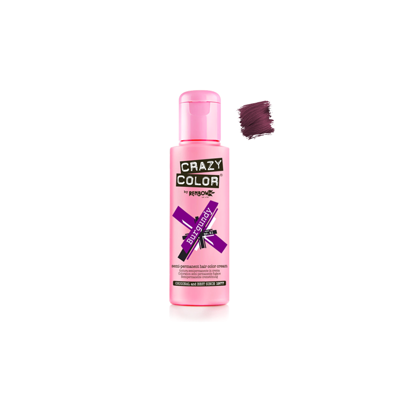 CRAZY COLOR Nº61 BURGUNDY 100ml